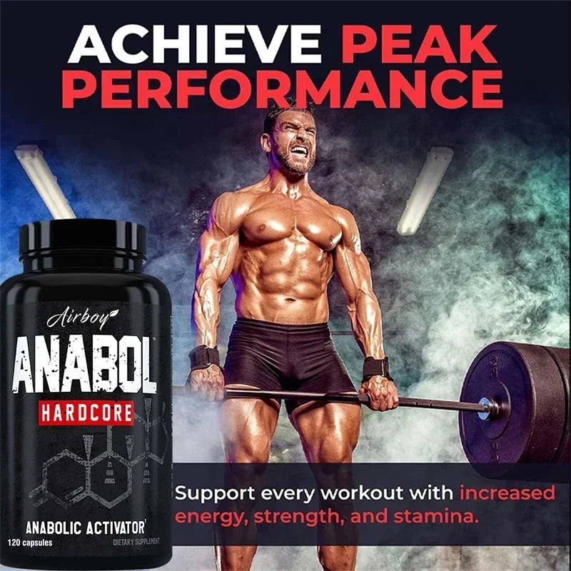 Supplément Anabol Hardcore - Suppléments de renforcement musculaire anabolique qui favorisent la synthèse musculaire et augmente la force