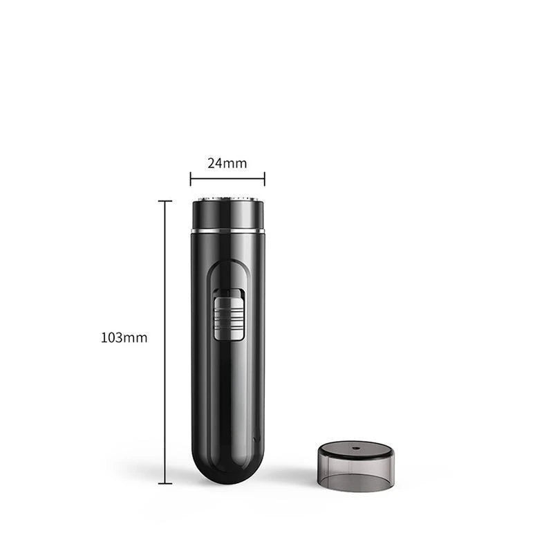 Rasoir électrique compact pour homme, aste par USB, support et séchage, utilisation facile à un bouton, parfait pour la maison, la voiture et les voyages!