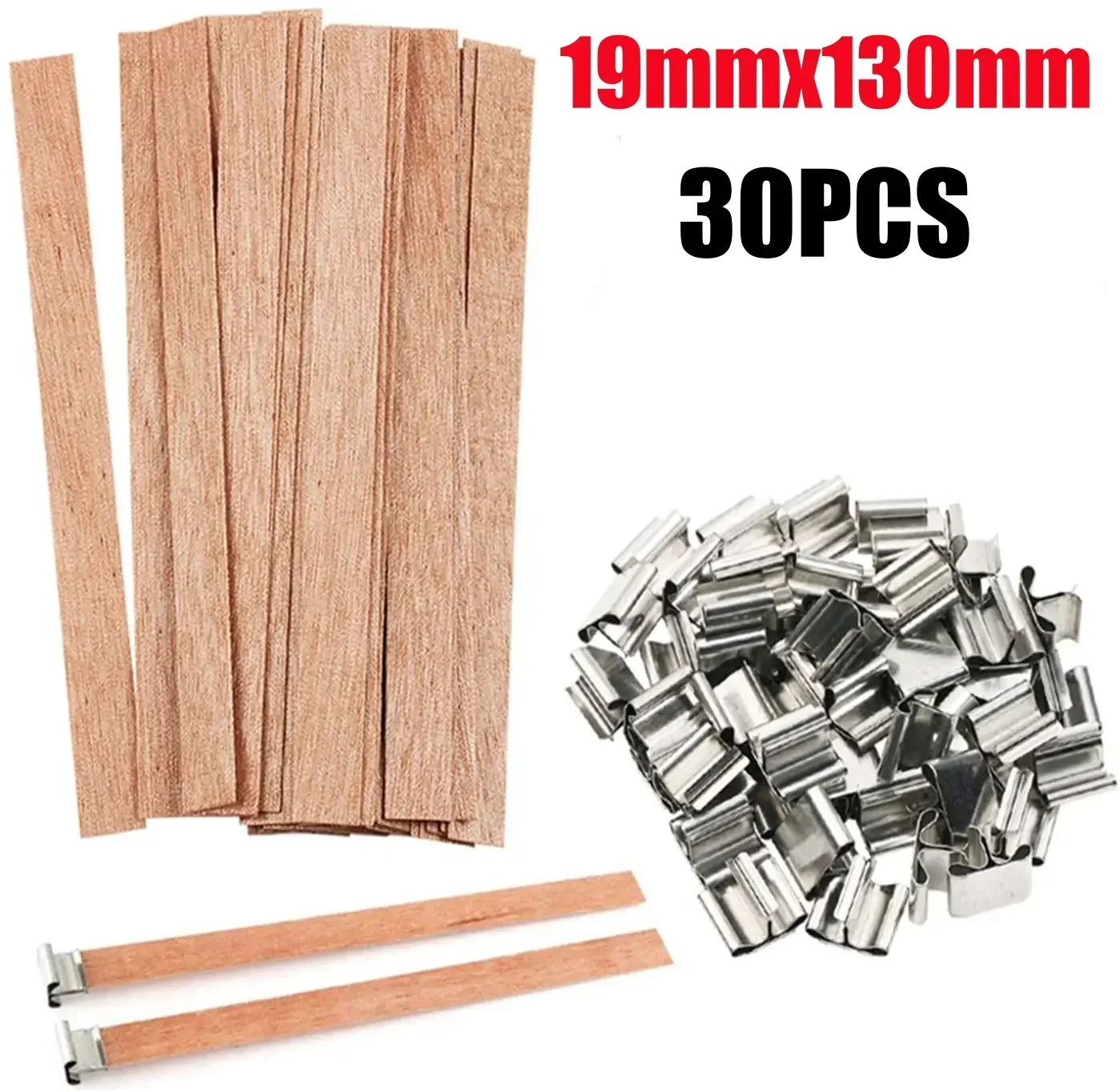 Bougie en cire de soja faite à la main, mèche en bois, bricolage, bougie d'aromathérapie, mèche à Induction unique, bougie en cire de paraffine, Guide d'artisanat