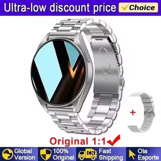 Smartwatch femmes montre 6 surveillance de la santé montre étanche Assistant vocal Bluetooth appel montre intelligente 2025 nouveau
