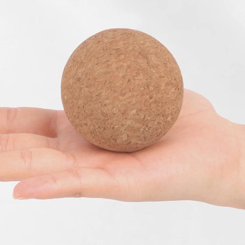 Boule de Massage en liège, Massage du dos, masseur de pieds, boule de Yoga, thérapie de libération de Tension, balle myofasciale, relaxation des Muscles, Point de déclenchement