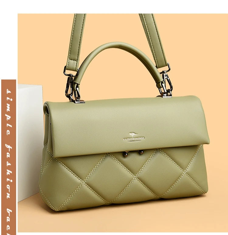Sac pour femmes nouvelle tendance sacs à main coréens concepteur de luxe marque dames sacs à bandoulière en cuir souple mode polyvalent sacs à bandoulière