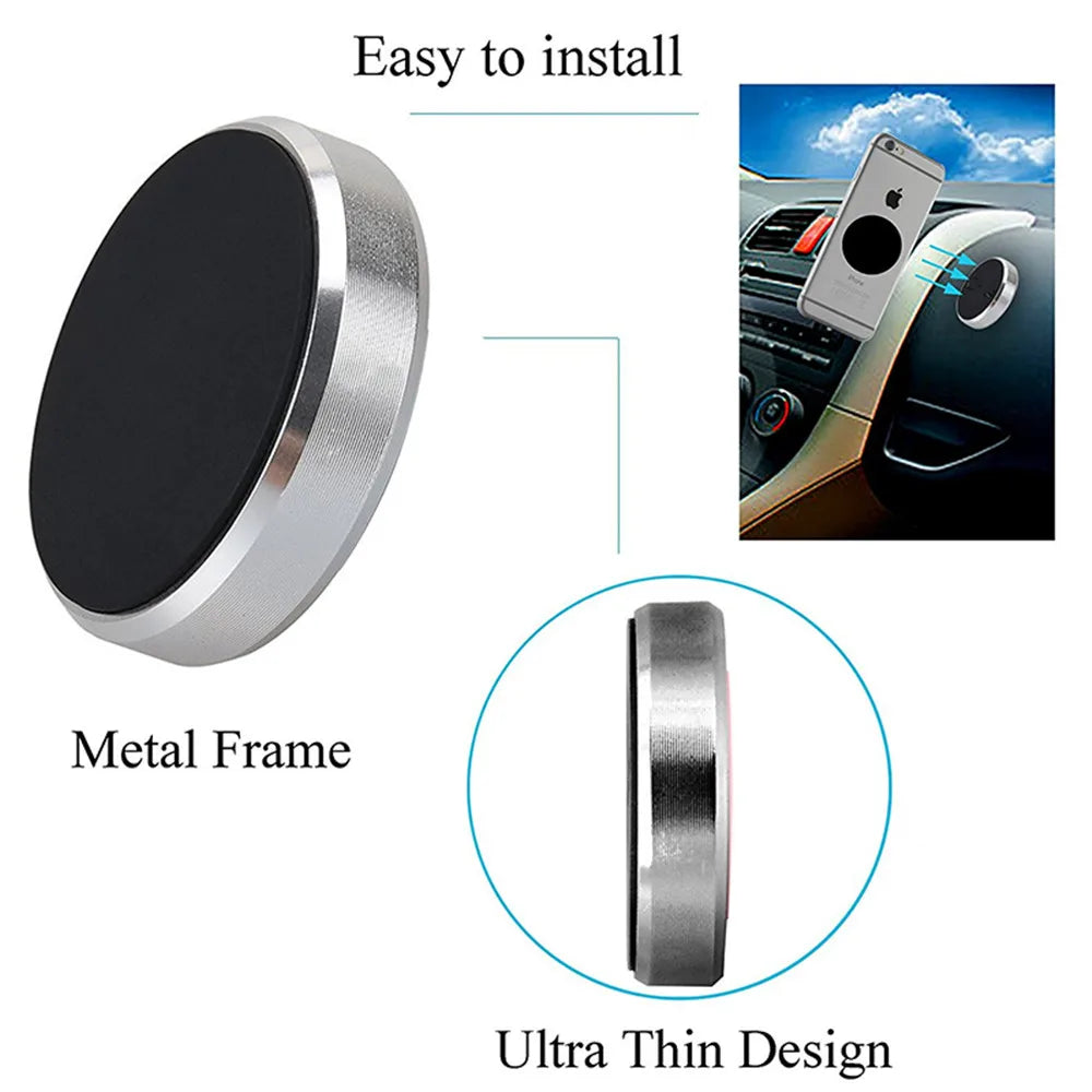 Support de téléphone magnétique universel pour voiture, Support magnétique pour téléphone portable, Table de chevet murale pour tableau de bord, Support GPS
