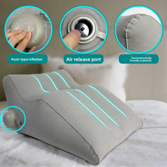 Lit gonflable oreiller de couchage coussin auxiliaire multifonctionnel Position sujet voyage Yoga coussin dossier artefact léger