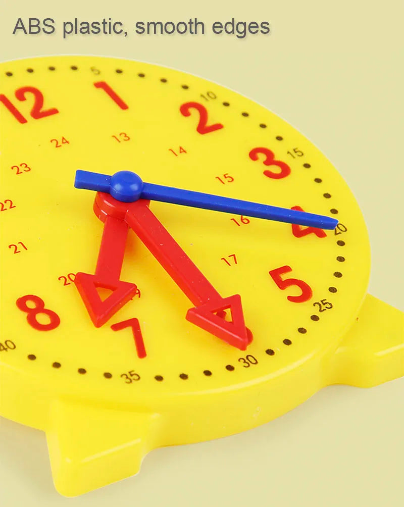 Horloge Montessori pour enfants, jouets éducatifs, heure, Minute, seconde Cognition, Puzzle assorti, outils pédagogiques précoces pour enfants d'âge préscolaire