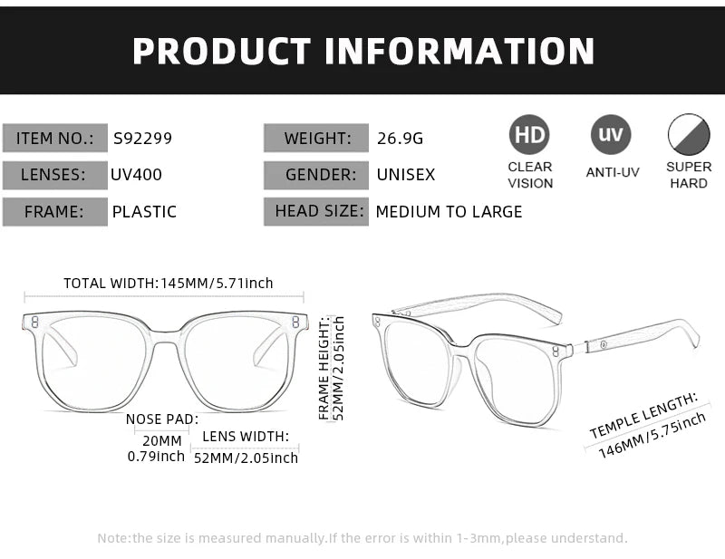 Lunettes de soleil classiques à gros grain de bois pour hommes et femmes, rétro, surdimensionnées, carrées, mode masculine et féminine, pour vacances d'été, nuances de conduite