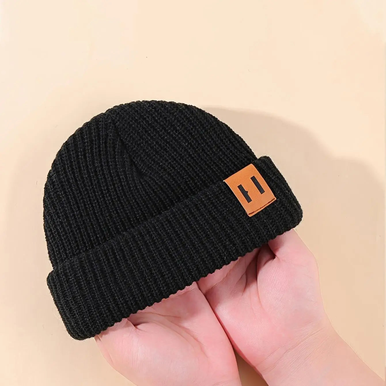 1/2/3 pièces tricoté hiver bébé chapeaux pour enfants garder nouveau-né infantile bonnets pour garçons filles bébé accessoires nouveau-né