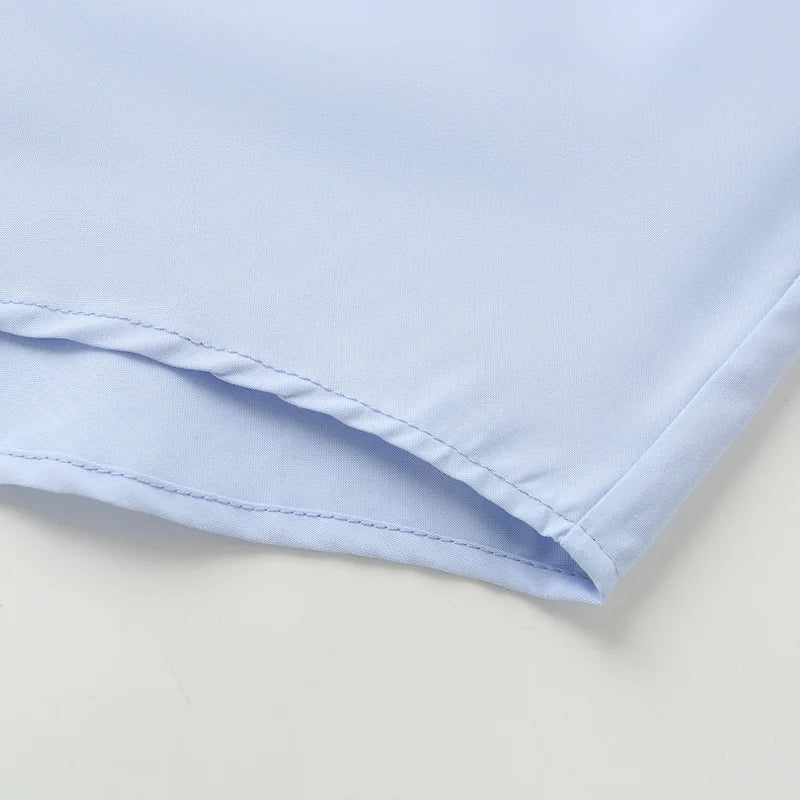 HXAO 2025 femme Blouses longues chemises à rayures femmes printemps été à manches longues bleu blanc chemise femme grands hauts chemises boutonnées