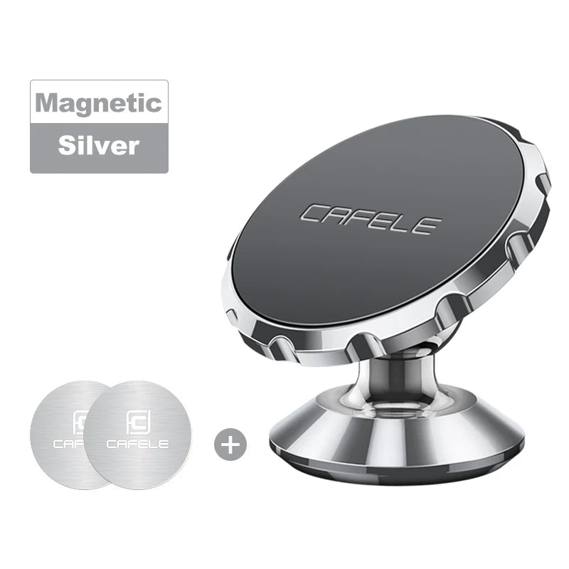 Support de téléphone magnétique pour voiture, Support de téléphone magnétique rotatif à 360 degrés pour téléphone portable de voiture, Support universel pour tableau de bord