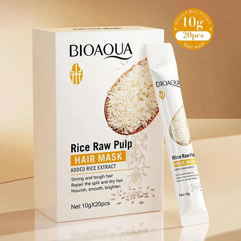 Magic repairing hair mask, prevents dryness, branch damage, tangles, frizz, deeply hydrates, smooths, soft, professional, natural care