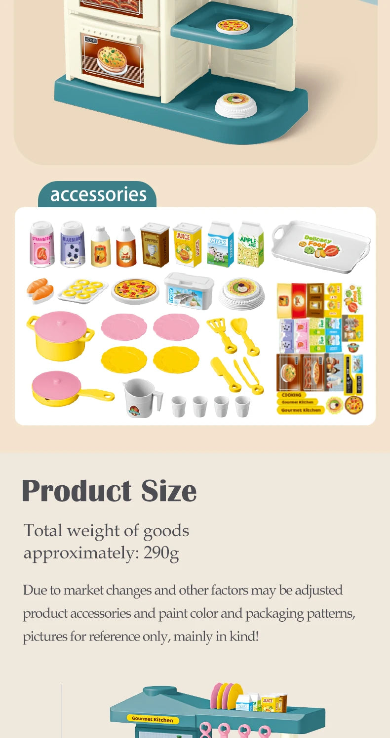 Accessoires de cuisine pour enfants, ensemble de jeu, jouets, aliments de cuisine, casseroles, Pots à lait, fourchette à pain pour enfants de 3 ans et plus, garçons et filles