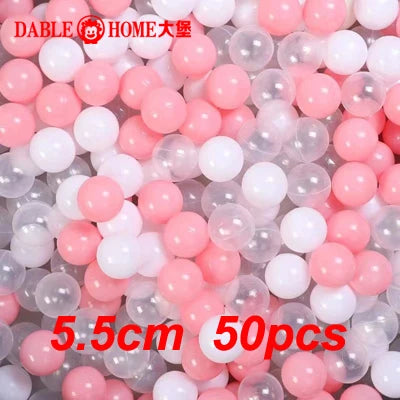 Eco-friendly Outdoor Sports Balls, Water Pool, Ocean Wave Balls, 50pcs, 5.5cm, Stress Balls, Air Toys, Fun Toys for Children, Kids Ballenbak