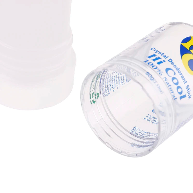 Bâton de déodorants 100% naturels, 60g, cristal d'aluminium, bâton déodorant, élimination des aisselles