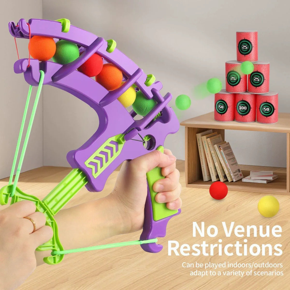 Montessori educational outdoor game for children, sports slingshot target, sticky ball, dartboard, basketball hoop