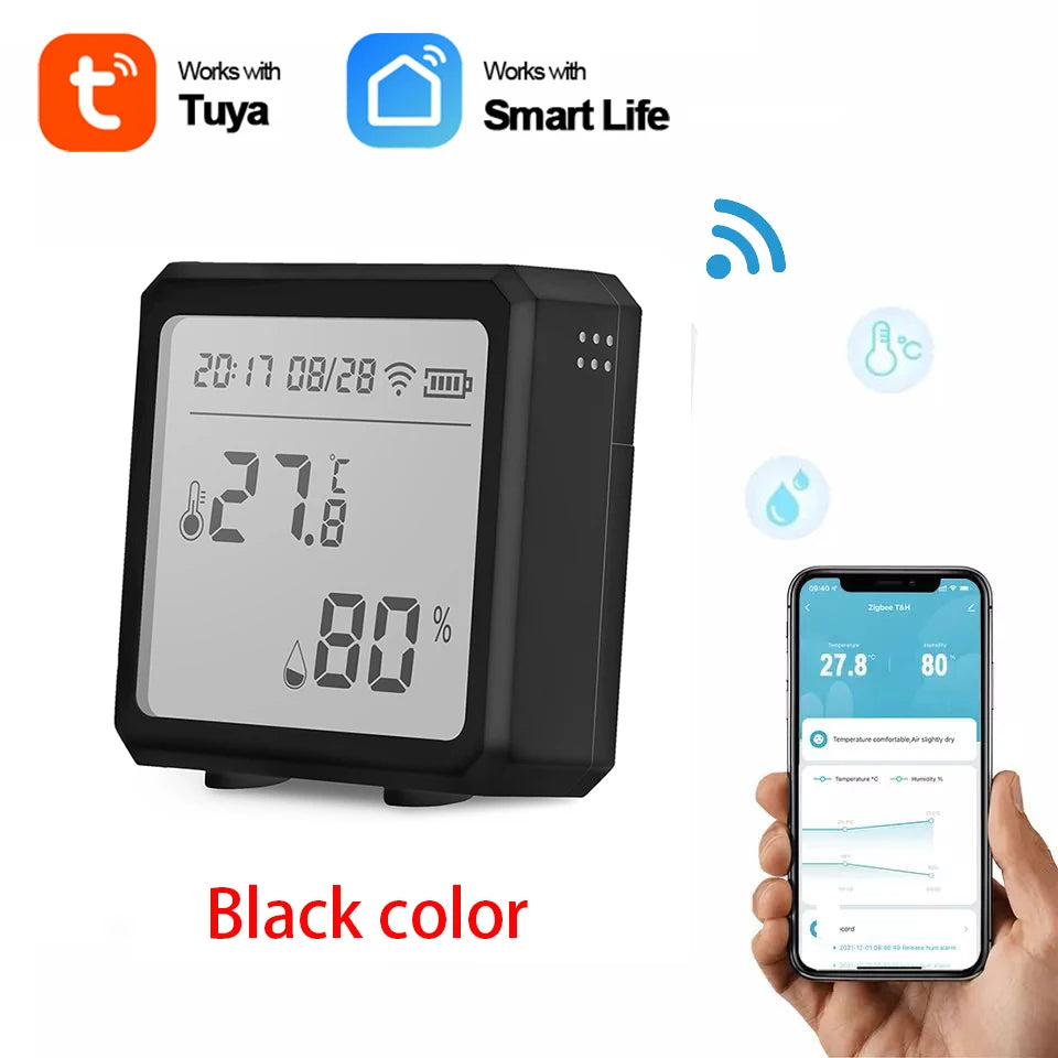 Compteur intelligent de température et d'humidité WiFi Graffiti compteur de température et d'humidité application Mobile sans fil contrôle à distance de la température