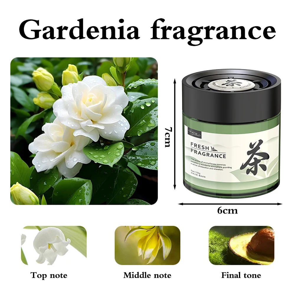 Baume solide d'aromathérapie pour voiture, parfum longue durée, tasse de tableau de bord de voiture, rainure de thé, ornement d'arôme, déodorant intérieur, désodorisant