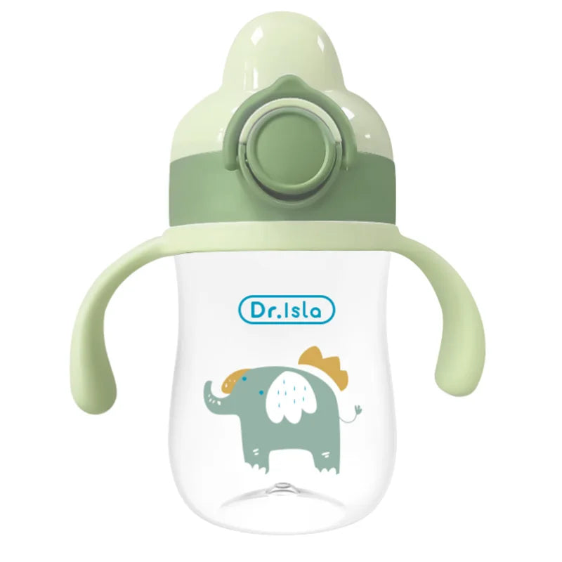 MAMIJOY 300ml biberons bébé tasse d'alimentation avec paille enfants apprendre alimentation bouteille à boire enfants formation tasses sans BPA