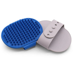 Peigne de Toilettage pour Chat et Chien, Brosse de Bain, pour Animaux de Compagnie, Perte, Énergie Apaisant, Poils en Caoutchouc, avec Poignée à Anneau Réglable