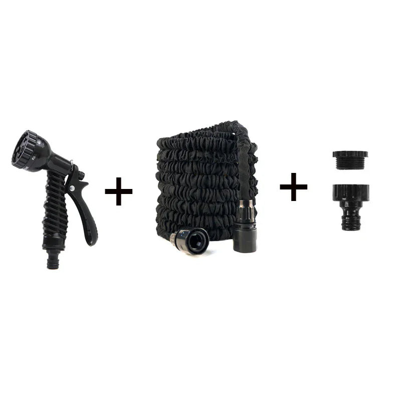 Tuyau magique extensible, lavage de voiture à haute pression, 7 fonctions de pulvérisation d'eau, pistolet à eau, tuyau d'arrosage de jardin domestique