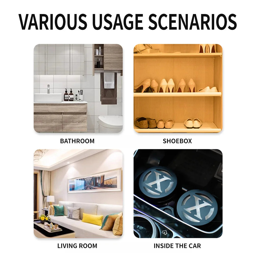 Désodorisant de voiture en gel solide, désodorisant général, parfum multiple durable, adapté pour chambre à coucher, salon, armoire HOShoe, 220G