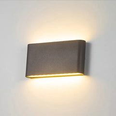 6W 12W mur LED lampe extérieure étanche éclairage de jardin en aluminium AC86-265V intérieur chambre salon escaliers applique murale
