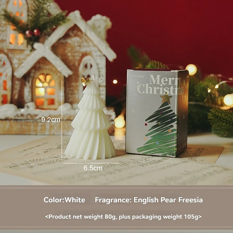 Bougies parfumées pour arbre de Noël fabriquées à la main |   Ornement festif créatif et cadeau parfait pour les amateurs de Noël |   Décor parfumé de qualité supérieure