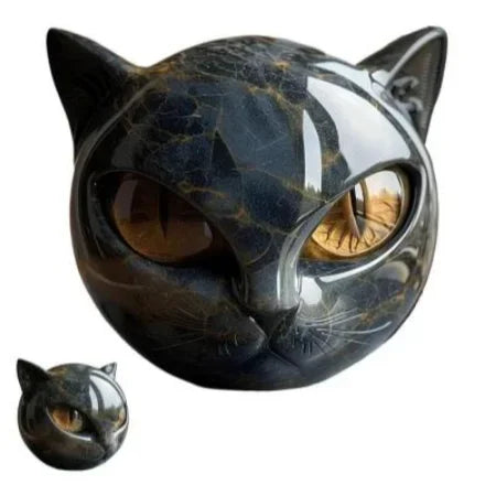 Collection of handmade crystal animal figurines, durable decorative glass sculptures of cats and dogs, glass animal statues