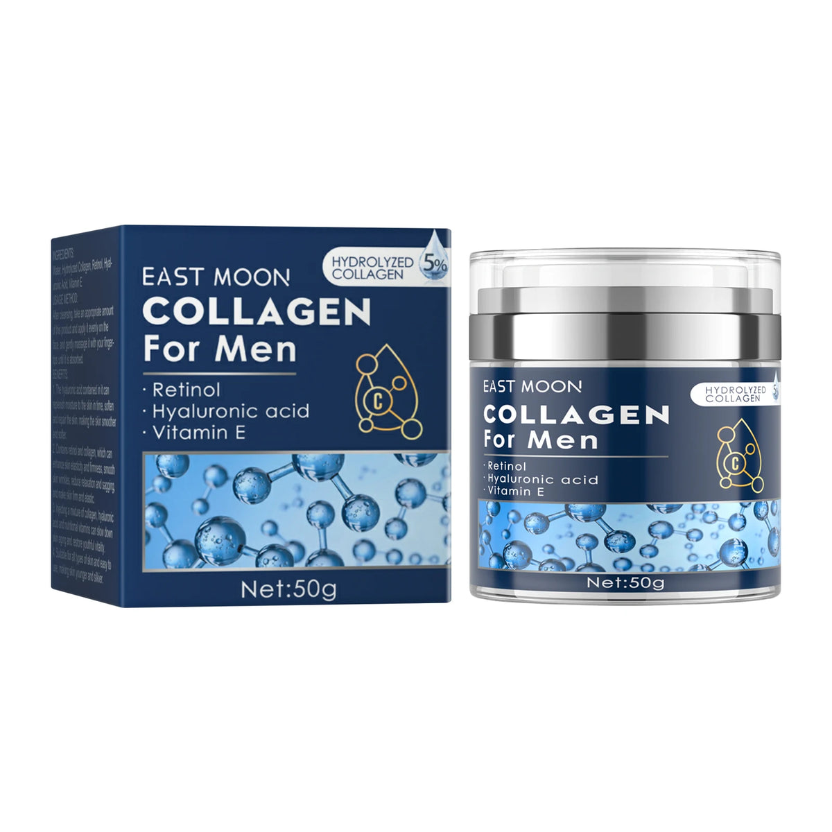 Crème pour le visage au rétinol pour hommes, raffermissante, Lifting du cou, estompe les ridules, Anti-poches, hydratante, nourrissante, produit pour la peau du visage