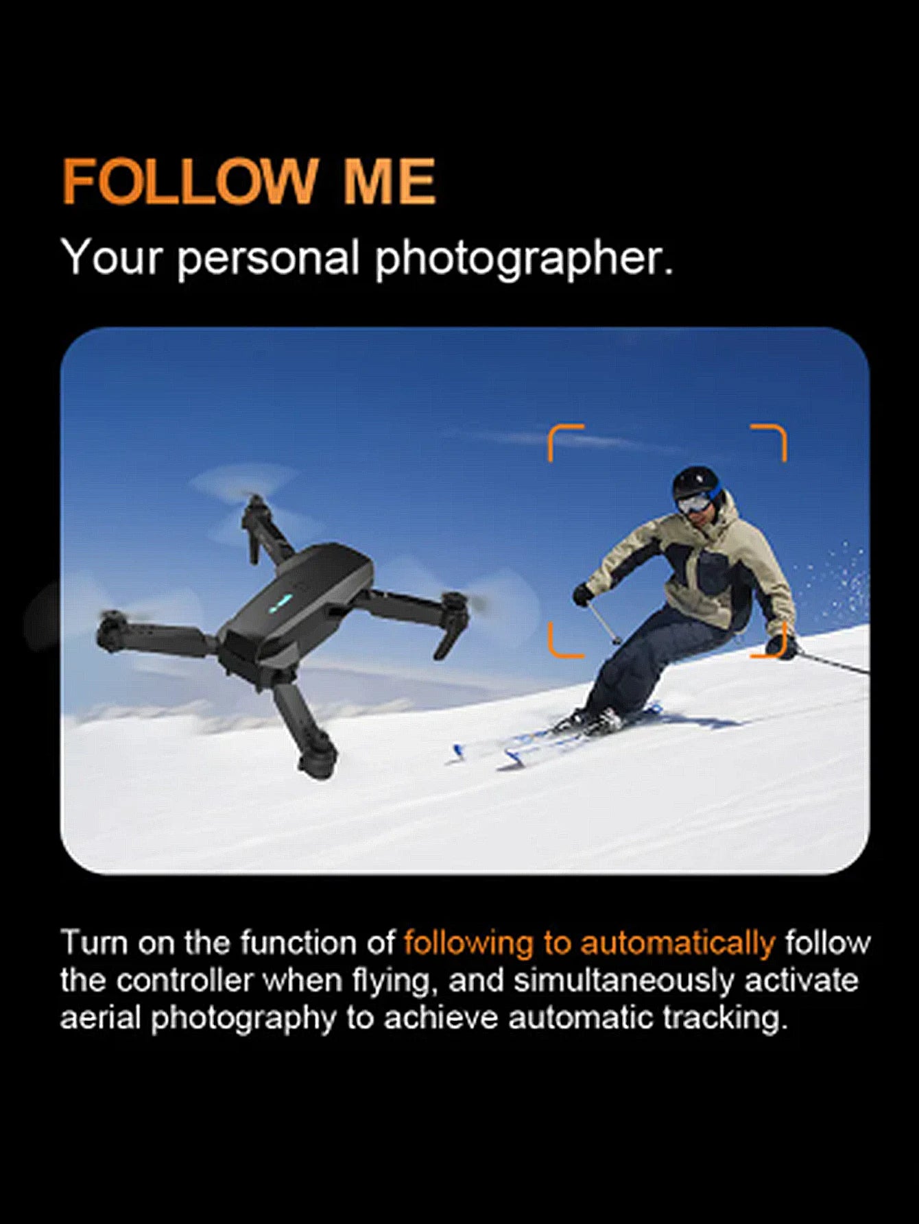 E88 4K Professional Drone, Wide-Angle HD Camera, WiFi FPV, Altitude Hold, Foldable RC Quadrotor Helicopter, Children's Toys (Camera Not Included)