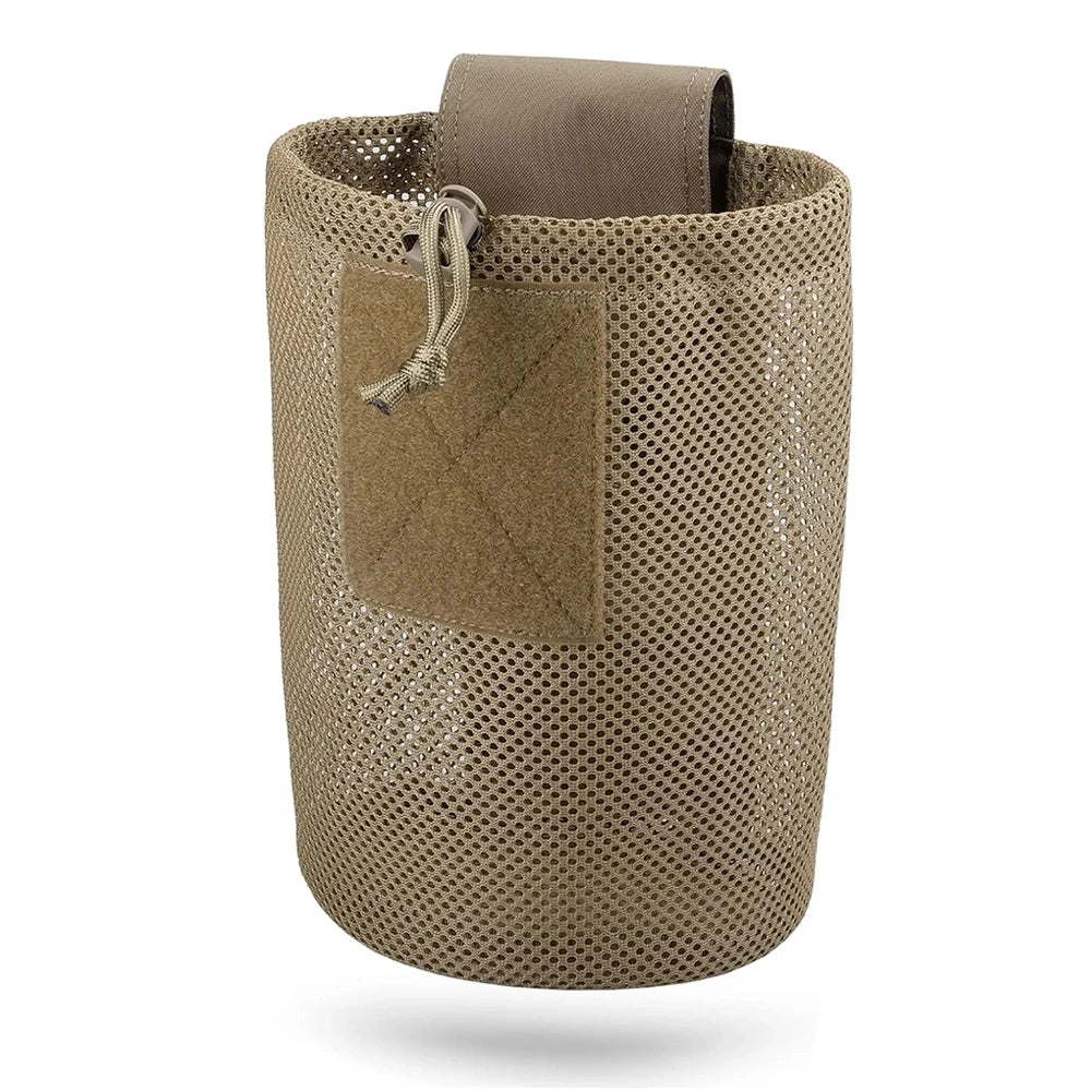 Pochette de décharge pliable Molle, sac de taille de recyclage, sacs utilitaires de chasse pour Sport de plein air, accessoire d'outil EDC, sac de récupération pliable