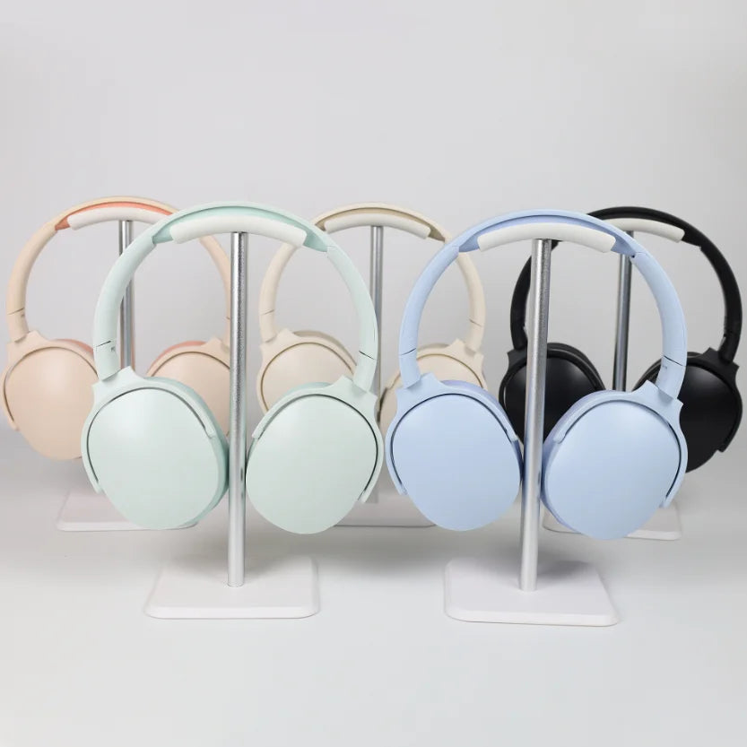 Casque sans fil Bluetooth casque sur l'oreille Hifi stéréo véritable sport écouteurs TF AUX lecteur de musique avec micro HD