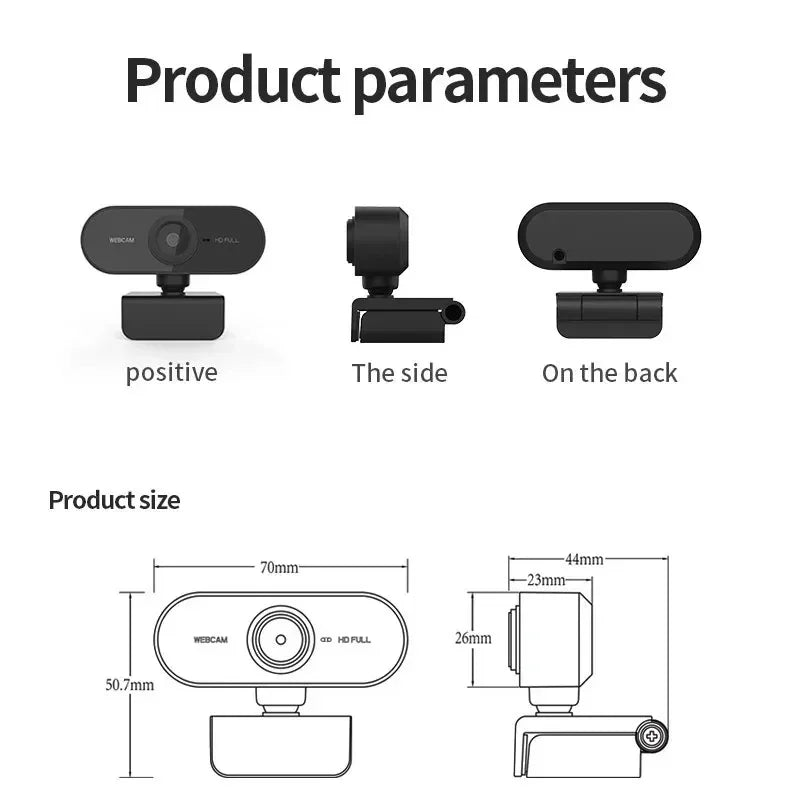 Caméra ordinateur HD USB caméra construite USB réseau caméra Web pour le travail avec trépied de Microphone