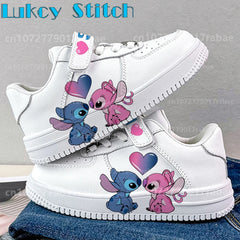Stitch chaussures baskets pour enfants étudiant basket-ball décontracté enfant baskets filles garçons course chaussures de sport cadeau