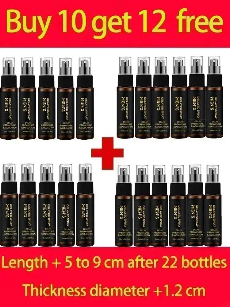 Spray à longue durée XXXL pour le bien-être sexuel et l'agrandissement des couples, lubrifiants, amélioration 88