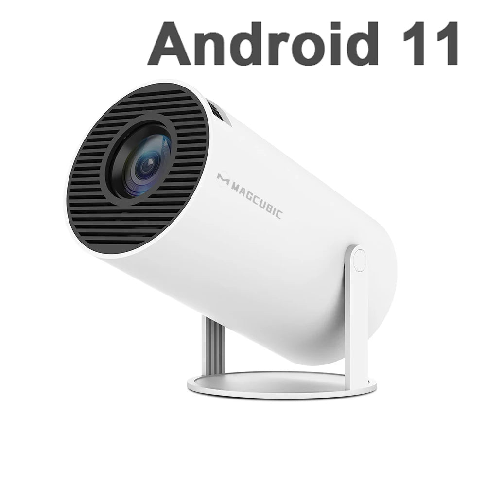 Transpeed-Projecteur portable AllwinnerH713, Android 11, WiFi 6, 260ANSI, 1280x720P, 4K, 180 °, BTpig flexible, Home Cinema, Extérieur, Provaincu