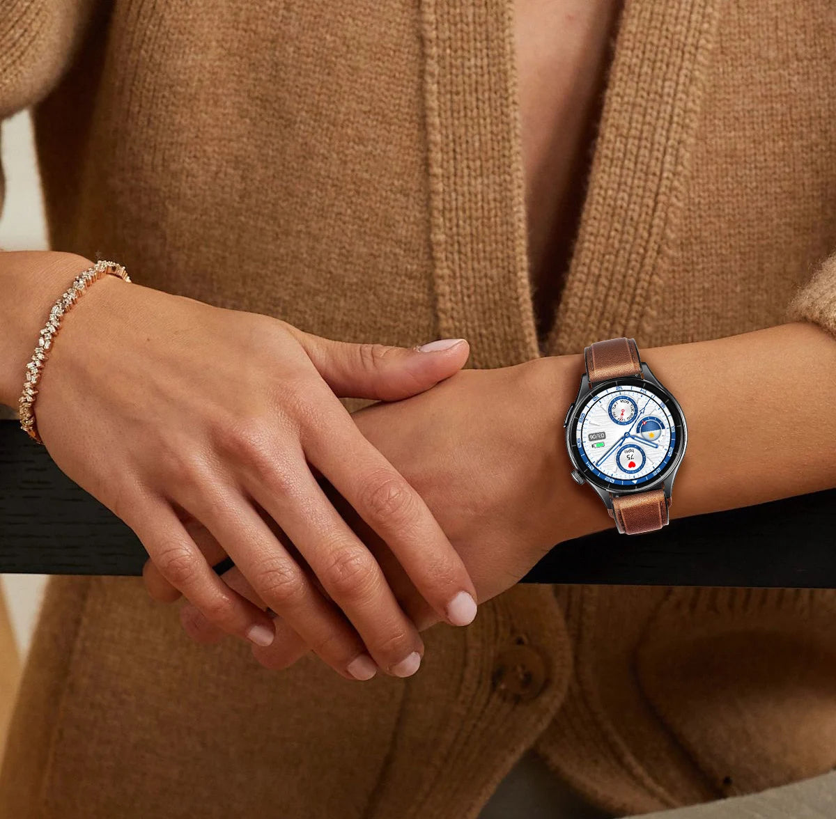 2025New surveillance de la santé acide uric pression artérielle oxygène sanguin analyse du corps montre intelligente ECG + PPG horloge montres intelligentes hommes pour IOS