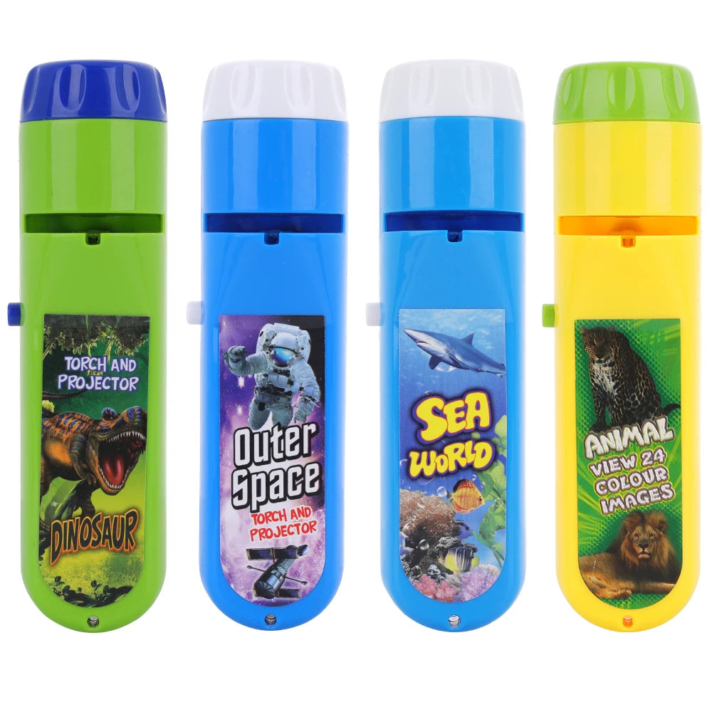 Children's Projection Flashlight, Light Projector, Cute Cartoon Dinosaur Educational Toy, Picture Light, Bedtime Learning, Fun Toys for Kids