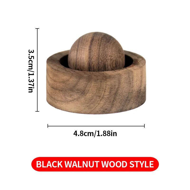 Diffuseurs d'huiles essentielles en bois – Diffuseur de décoration de chambre à coucher à dispersion de parfum naturel de conception sphérique pour parfum de chambre à coucher
