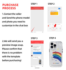 Clear acrylic hard phone case, personalized case for iPhone 16 15 14 13 12 Pro Max Plus, custom design, DIY photo