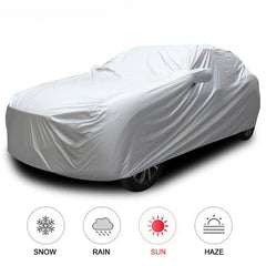Full car cover, indoor and outdoor protection, sunshade, dustproof, UV-resistant, universal for sedans and SUVs
