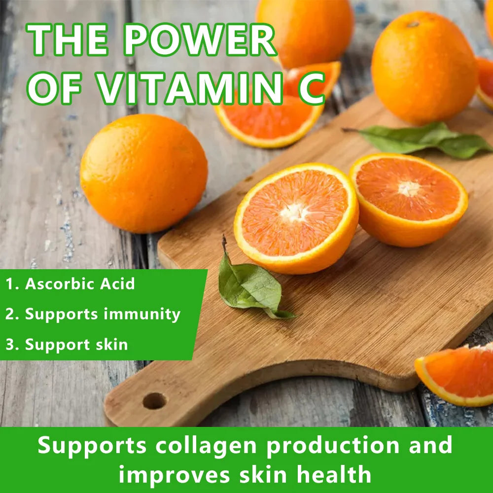 Vitamine C 1000 Mg - avec agrumes, églantier, soutien immunitaire, production de collagène, santé de la peau, antioxydant, 120 gélules
