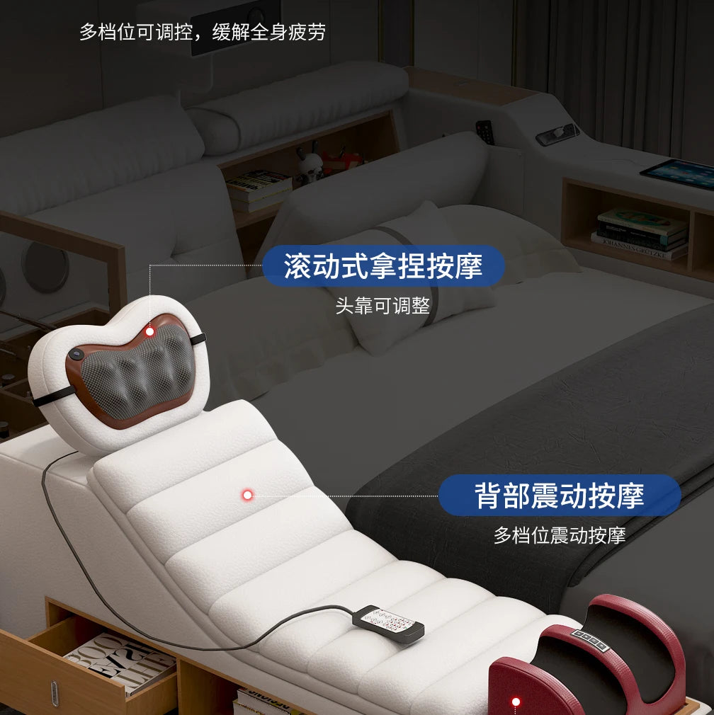 Lits minimalistes uniques lecture fantaisie King commodes de couchage lits Massage Muebles intelligents Para dortoir meubles de chambre