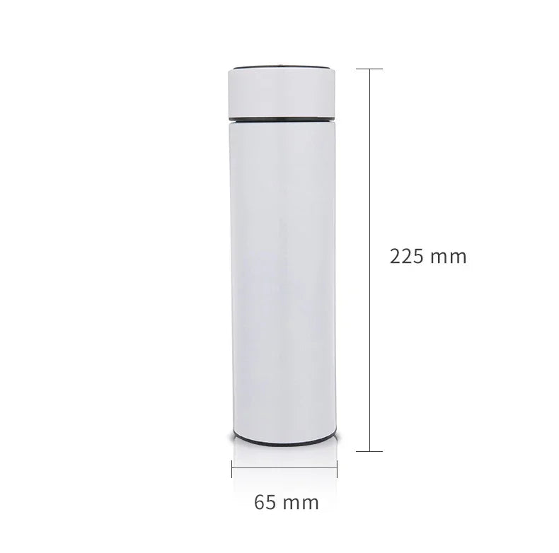 Bouteille Thermos en acier inoxydable de 500ml, avec affichage numérique de la température, tasse de mesure intelligente de la température, flacon sous vide