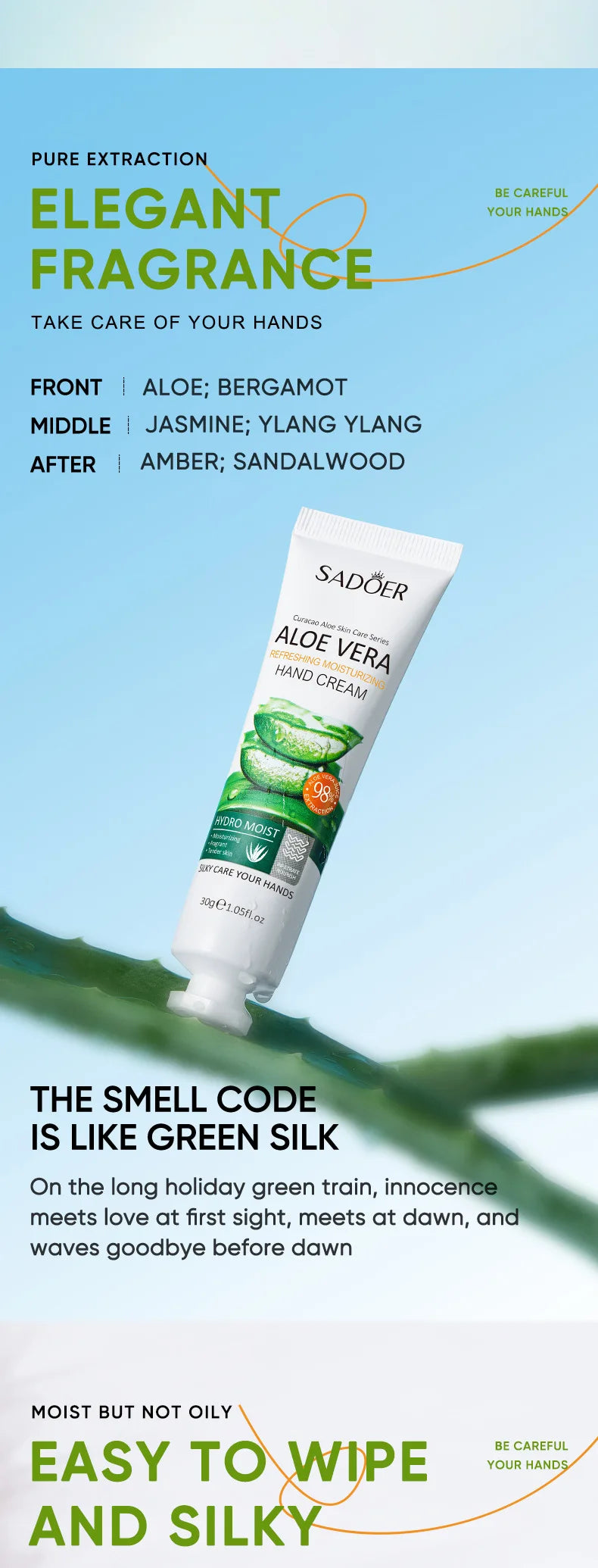 Crème pour les mains à l'aloe Vera, Lotions, sérum réparateur, nourrissant, soins pour la peau, Anti-séchéité, gerchar, Anti-vieillissement, blanchissant, 30g