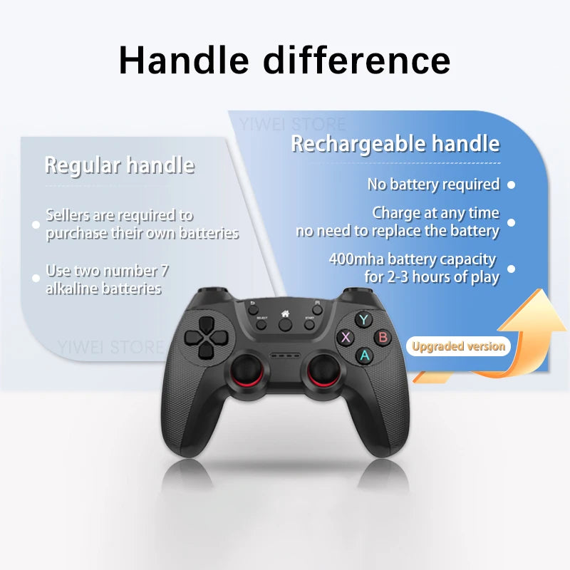 Console de jeu vidéo X2 Ultra, double manette sans fil, jeux rétro, cadeau de Noël, seulement 2.4G, 4K HD30000, 128G