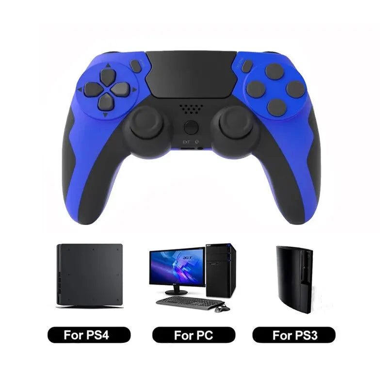 GAMINAlbanP48-Manette de jeu sans fil avec gyroscope à six axes, manette de jeu pour PS4, console PS3, gagne 7, 8, 10 touristes, vibration PC Joystick