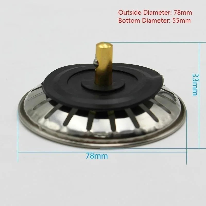 Bouchon de crépine d'évier de cuisine, bouchon de déchets, filtre d'évier, filtre de vidange de sol, outils de cuisine