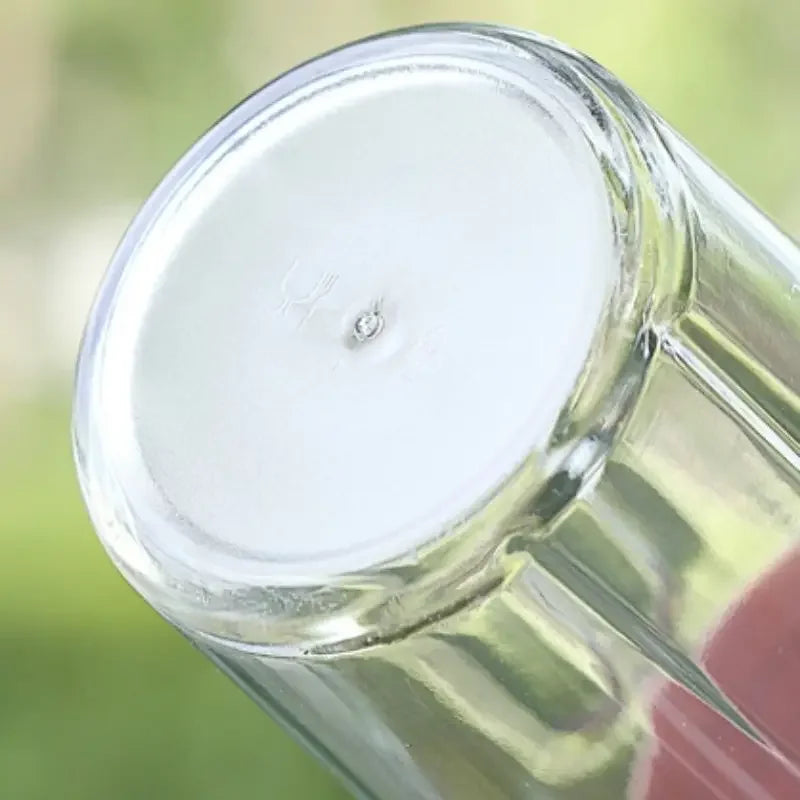 Bouteille d'eau portative de grande capacité pour sports de plein air, tasse transparente de secoueur de protéines avec sangle de transport pour le fitness et la randonnée