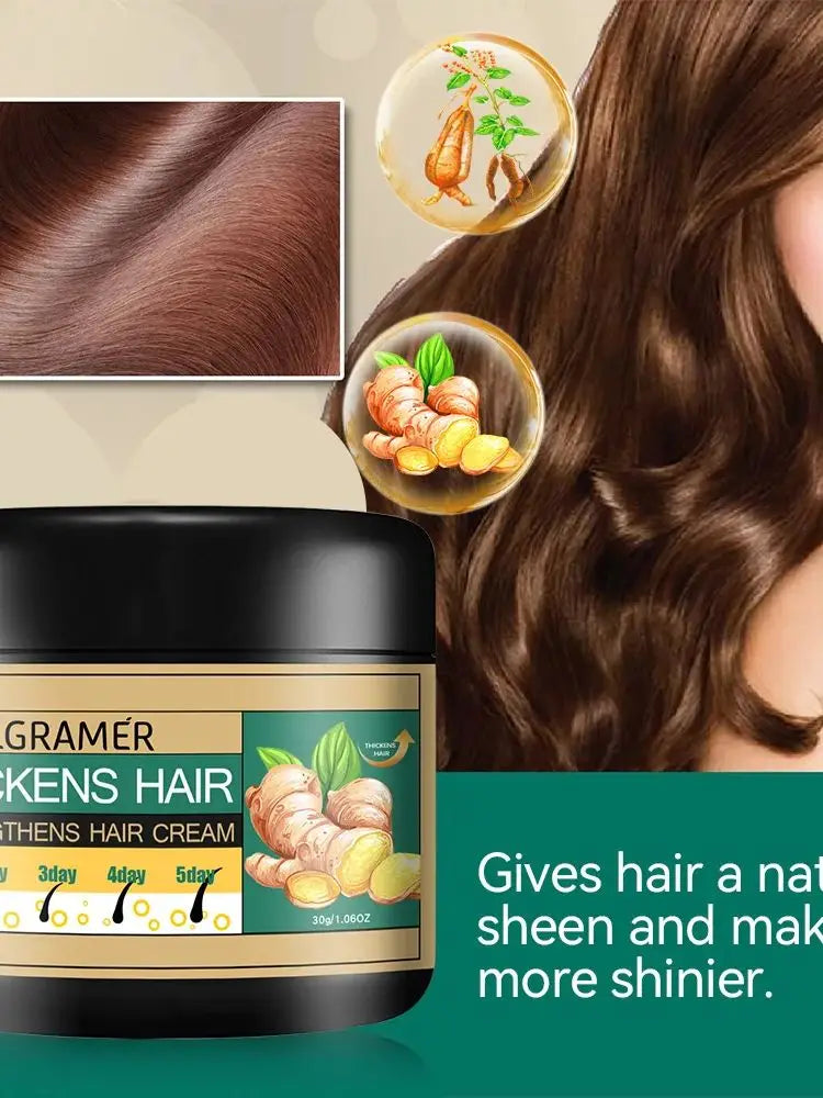 Le revitalisant capillaire au gingembre améliore la sécheresse et le ramification nourrit et renforce les racines des cheveux, hydrate les follicules pileux, unisexe