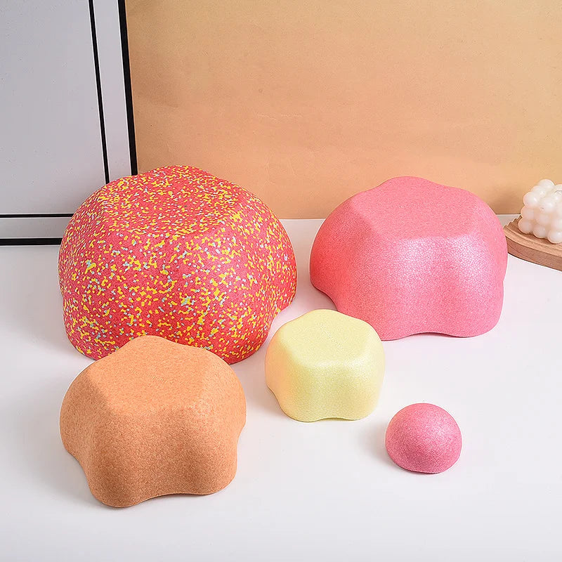 Jouets Stapstones d'équilibre pour enfants, intégration sensorielle, jouets en mousse, jouets d'équilibre sportif, ensemble de 5 pièces